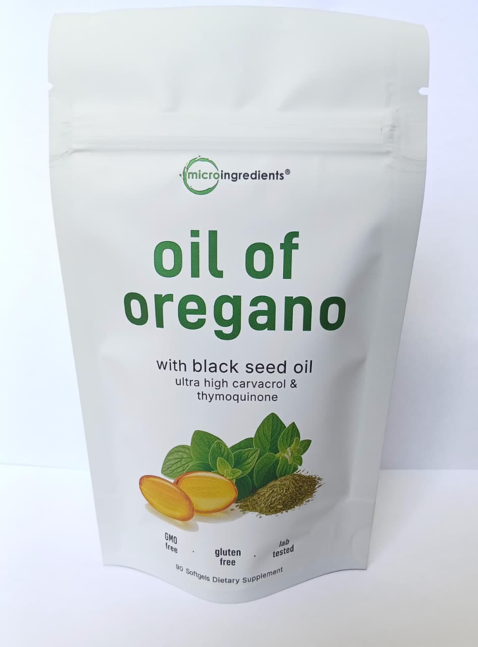 Aceite De Orégano + Black seed oil 90 softgels