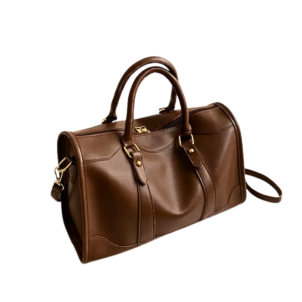 Bolso Cartera Vintage Cuero Pu C Cierre