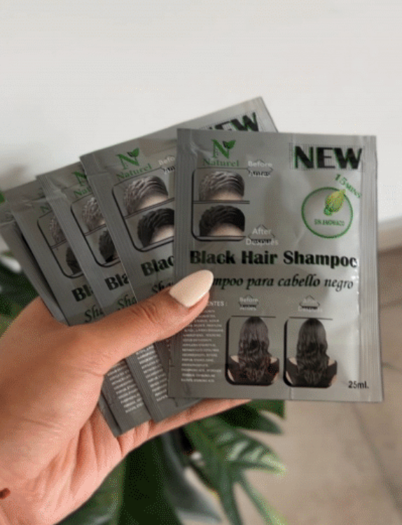 Shampoo Anticanas Negro Naturel