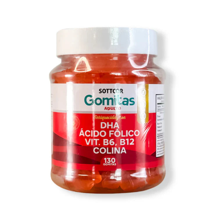 Gomitas Dha Acido Folico Vit. B6 B12