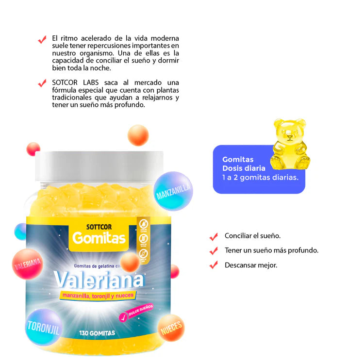 Gomitas De Valeriana Sottcor