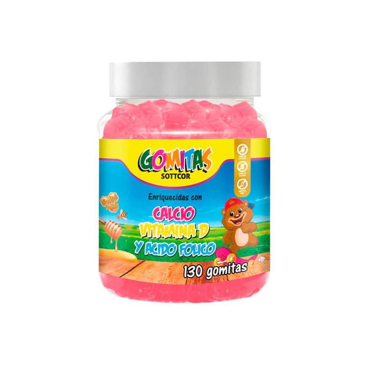 Gomitas Para Ninos Calcio Sottcor