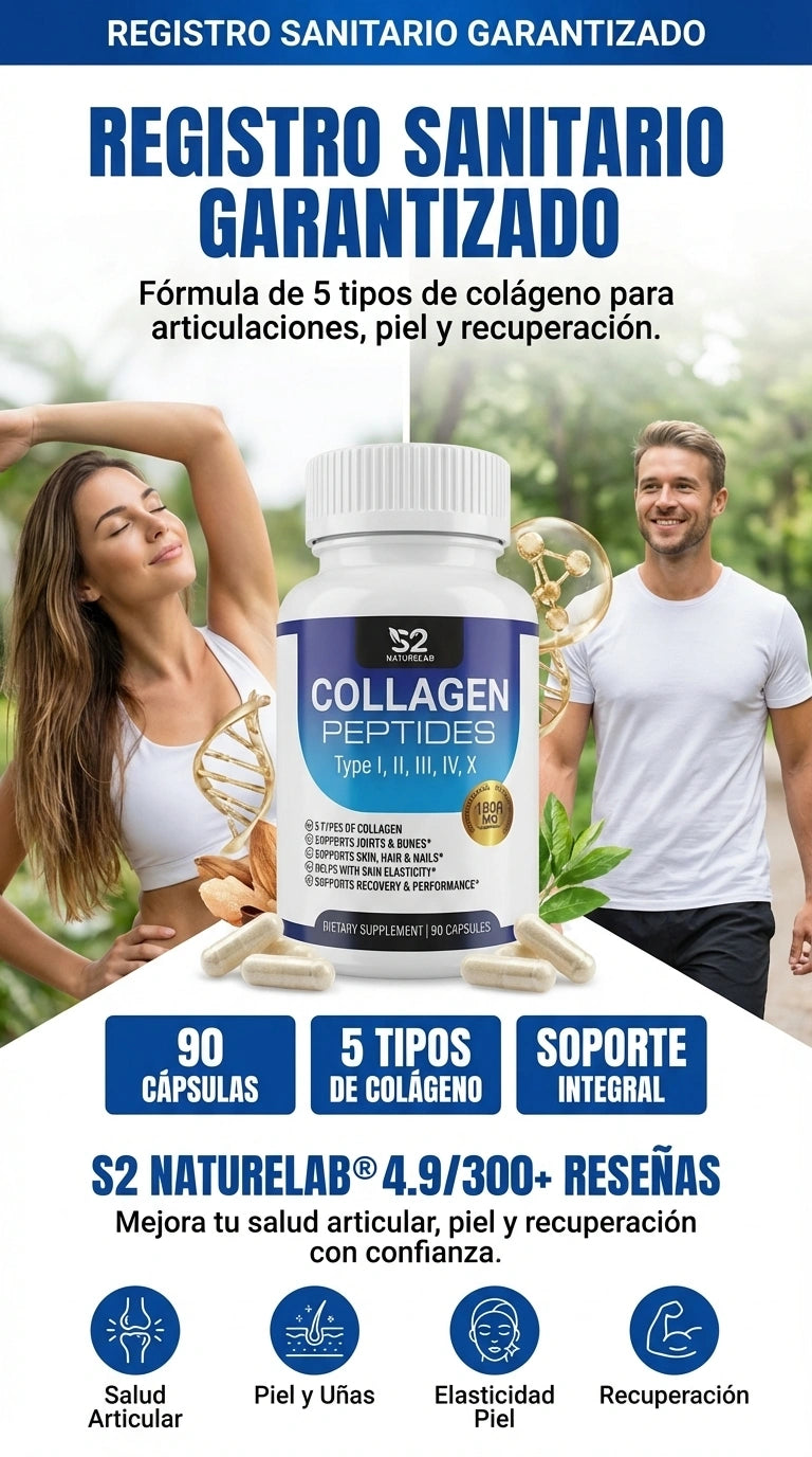 S2 Collagen Peptides Colageno En Capsulas