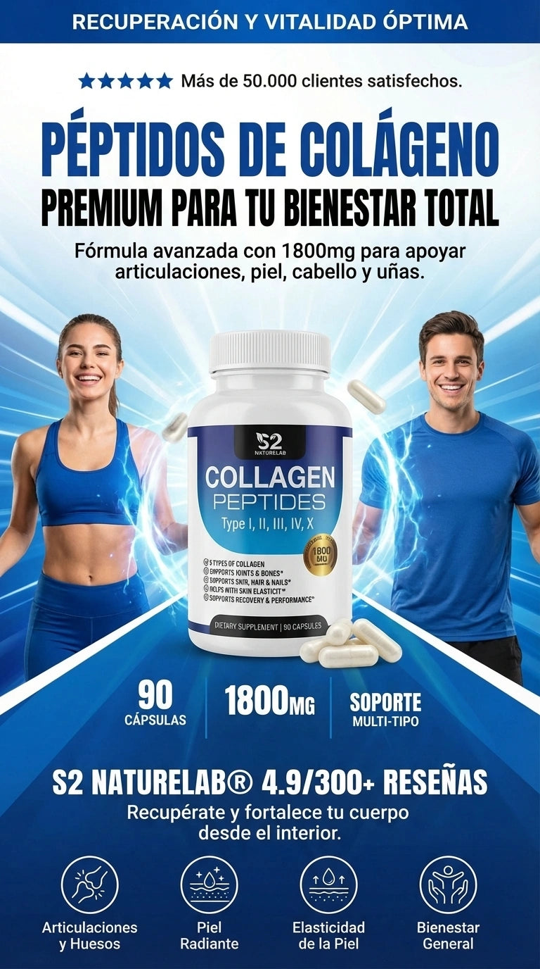 S2 Collagen Peptides Colageno En Capsulas