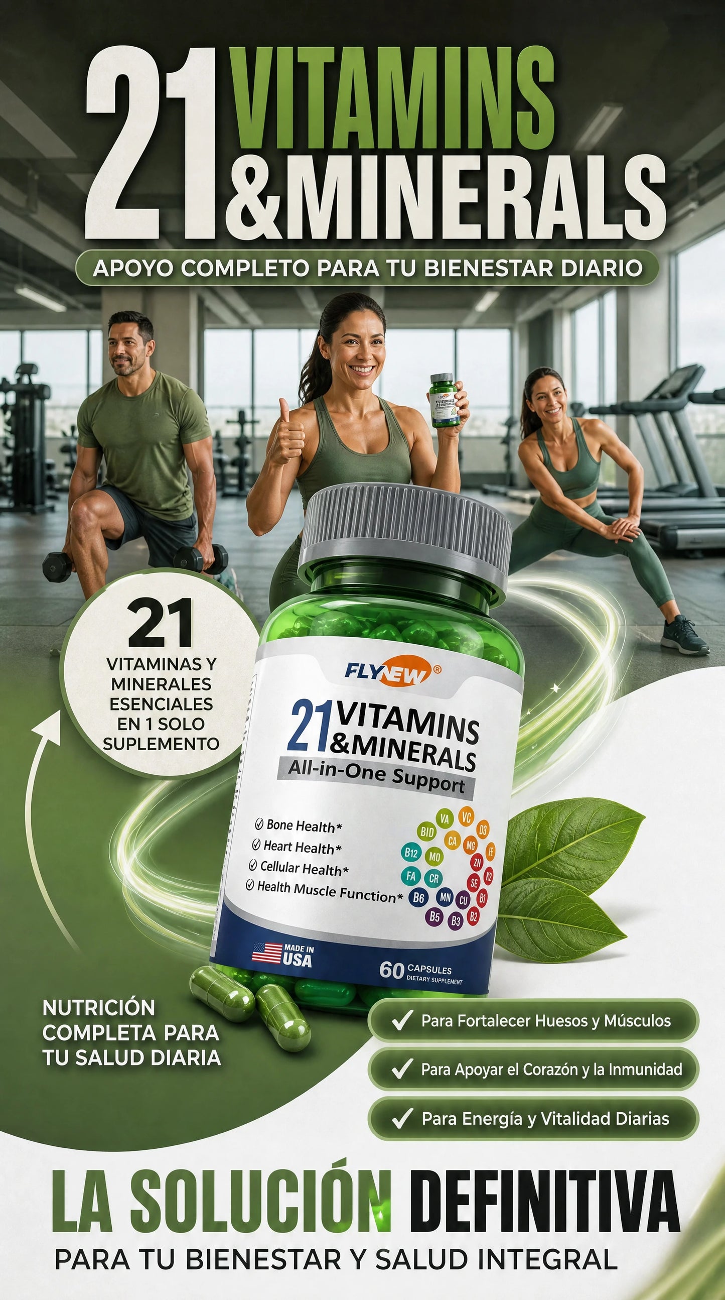 21 Vitamins Minerals All In One Supp