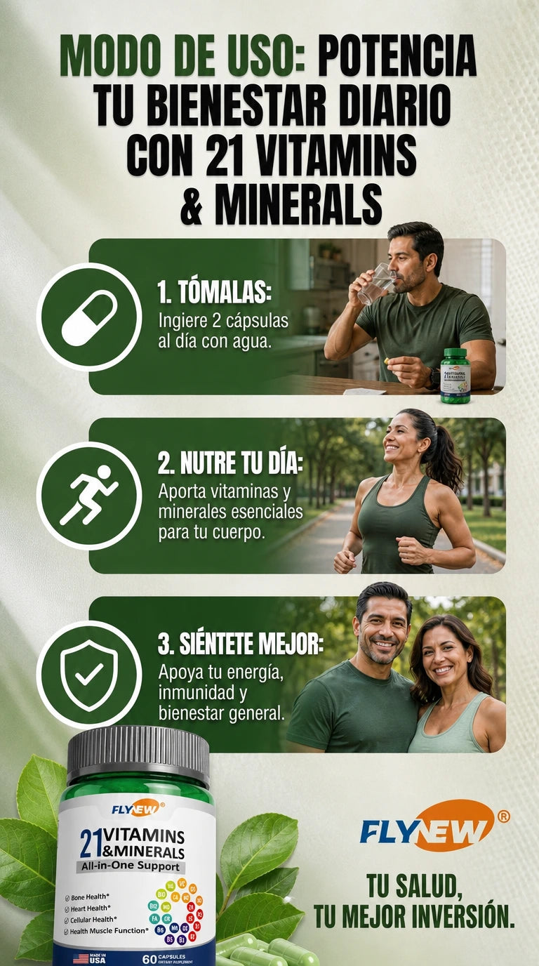 21 Vitamins Minerals All In One Supp