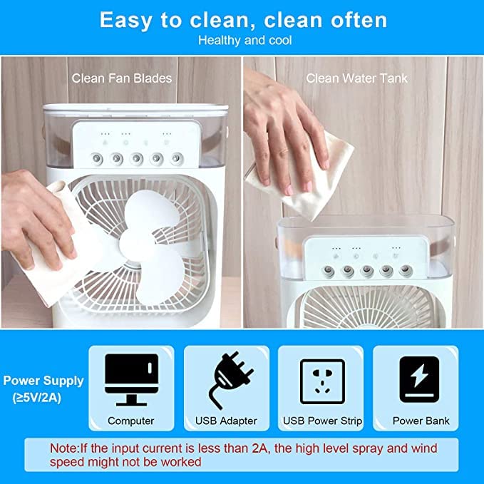 Ventilador Aire Acondicionado Portatil