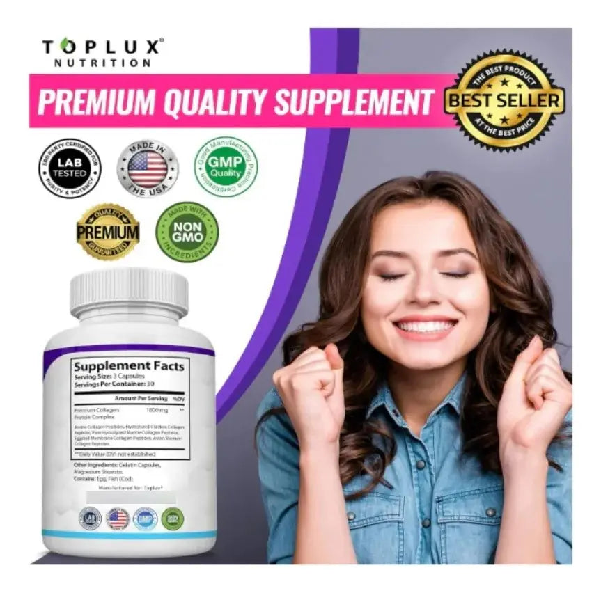 S2 Collagen Peptides Colageno En Capsulas