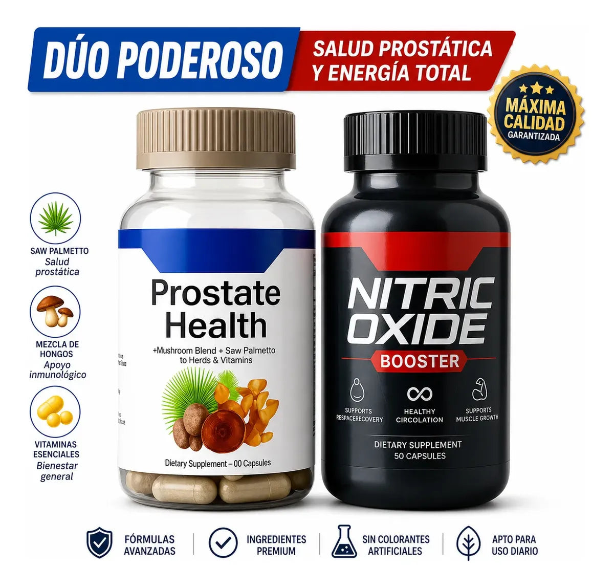 Combo Oxido Nitrico Prostate Health