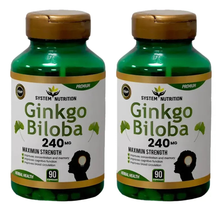 Ginkgo Biloba 240 Mg 90 Capsulas System Nutrition