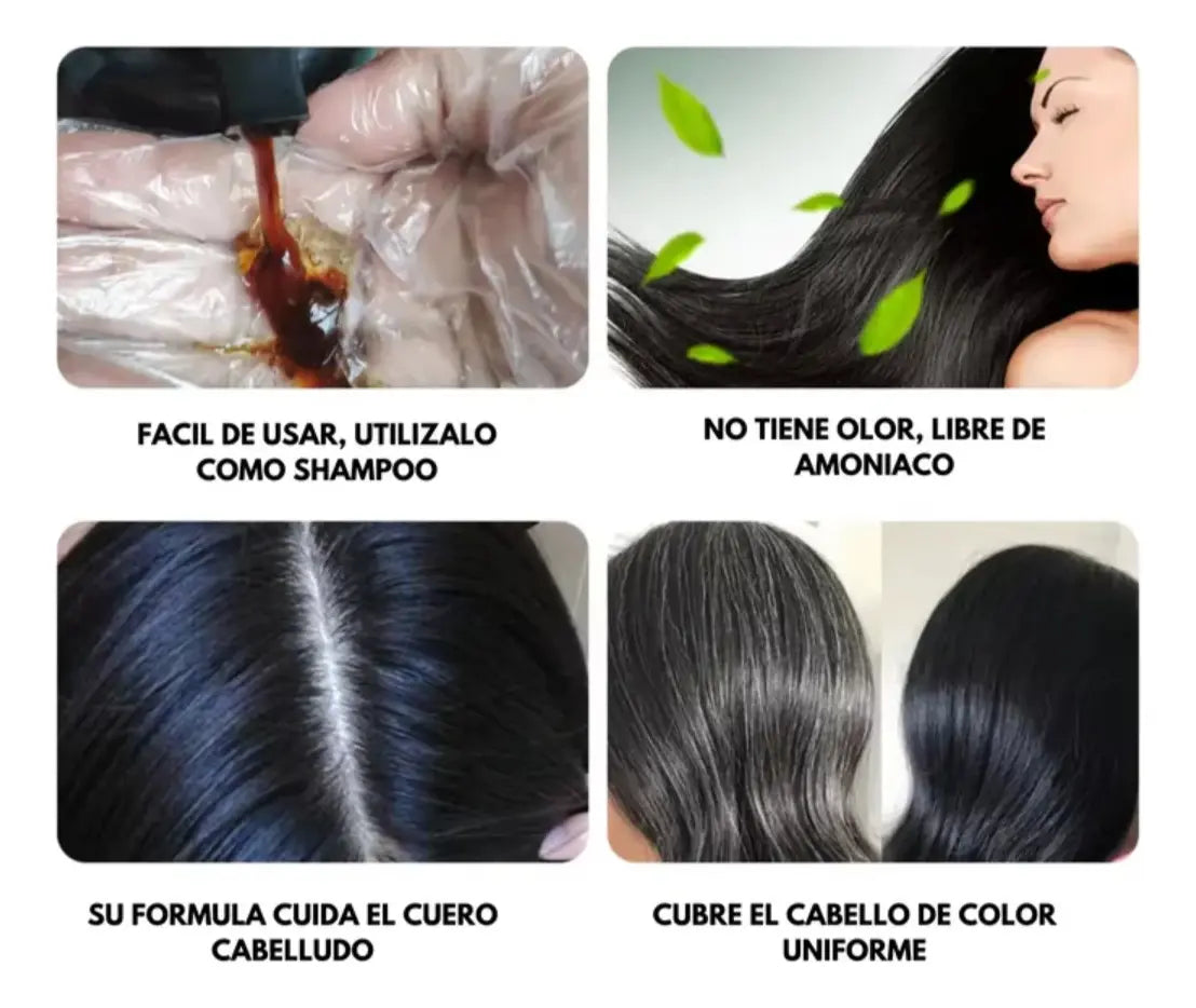 Shampoo Anticanas Negro Naturel