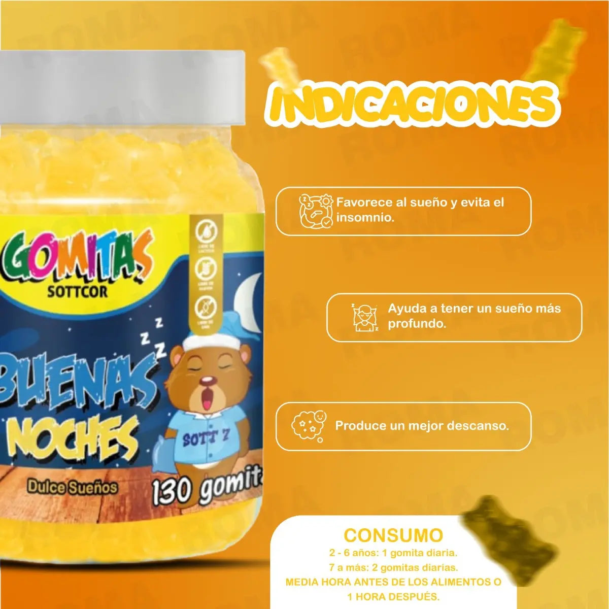 Buenas Noches Para Ninos Gomitas Sottcor