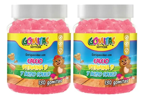 Gomitas Para Ninos Calcio Sottcor