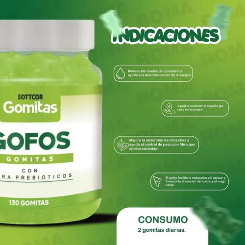 Gomitas Gofo Fibra Prebioticos Sottcor