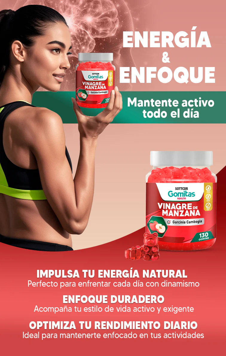 Gomitas Adultos Vinagre De Manzana