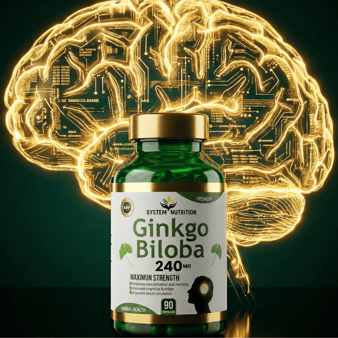 Ginkgo Biloba 240 Mg 90 Capsulas System Nutrition