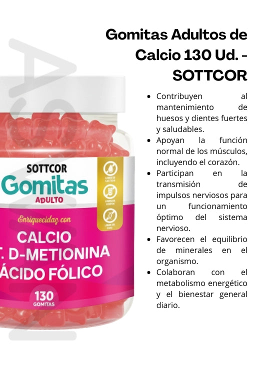 Gomitas De Calcio Sottcor