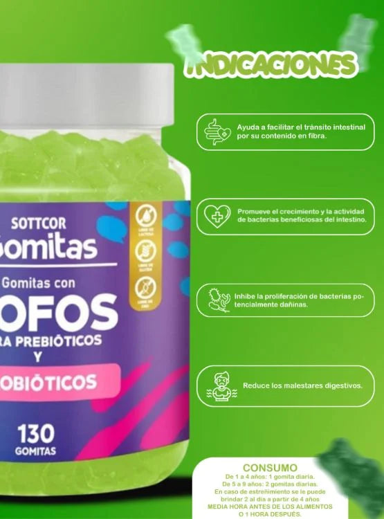 Gomitas Para Ninos Gofos Con Fibra