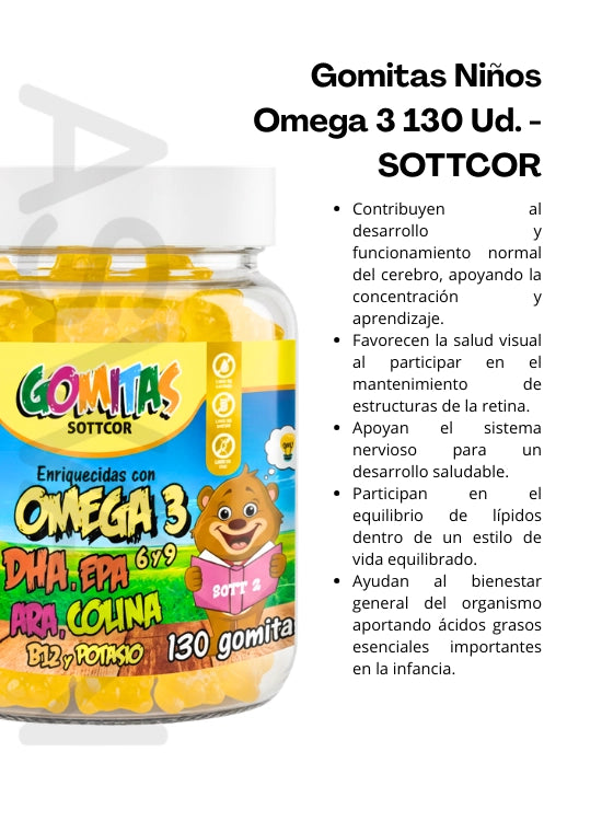 Omega Para Ninos Gomitas Sottcor