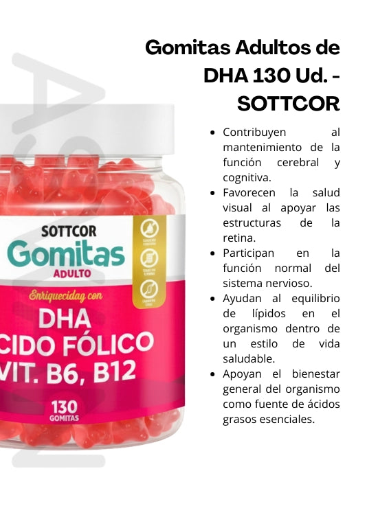 Gomitas Dha Acido Folico Vit. B6 B12