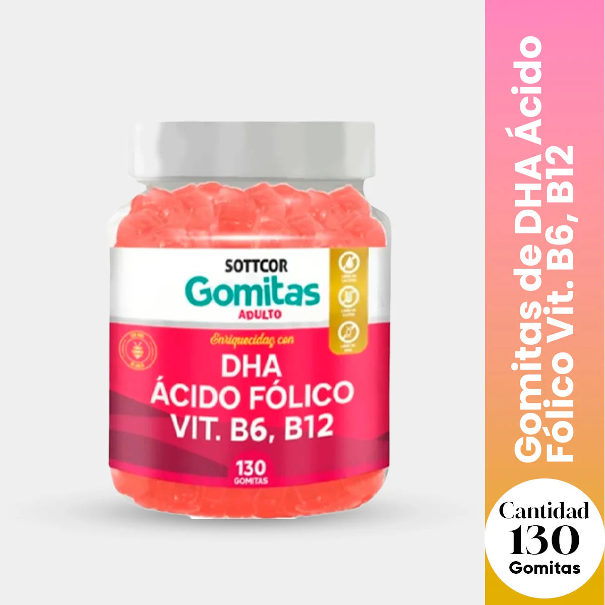 Gomitas Dha Acido Folico Vit. B6 B12