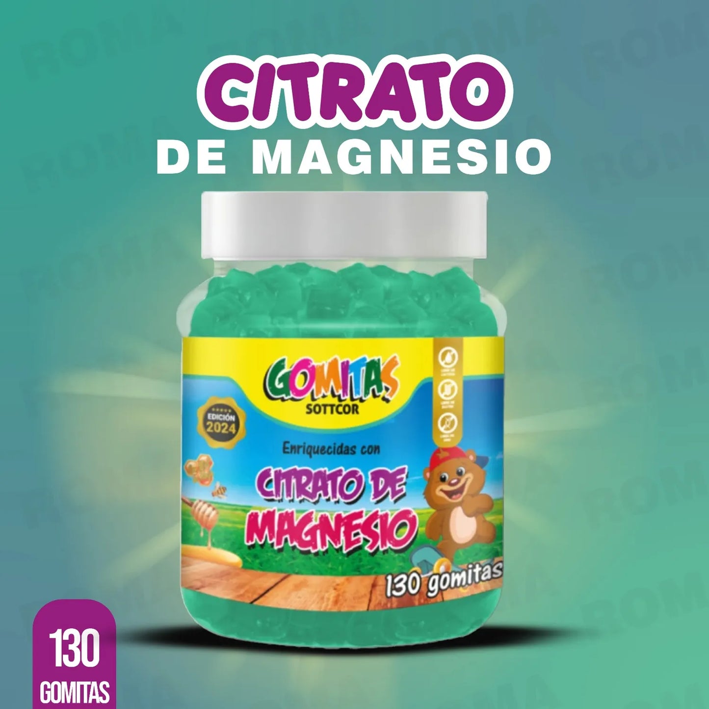 Gomitas Para Ninos Magnecio Sottcor